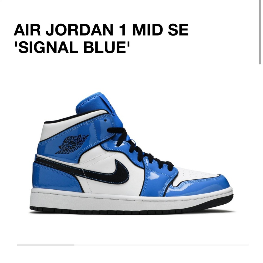 Air Jordan 1 MID SE 'SIGNAL BLUE'